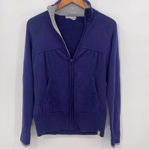 Smartwool Full Zip Women's Sweater. Medium. Purple. 100% Merino Wool.